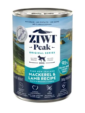 Ziwi PEAK Hundefutterkonserven Makrele & Lamm 390 g