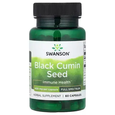 Swanson Black Cumin Seed Immune 400mg Capsules - 60 Capsules