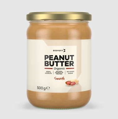 Biologische Pindakaas Crunchy 500 gram