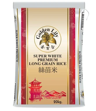 Gouden Lelie Premium Super Witte Langekorrel Rijst 1x20kg