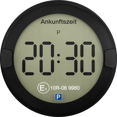 OOONO P-DISC NO2 - Elektronische Parkscheibe mit Zulassung für PKW - Automatische digitale Parkscheibe elektrisch mit Zulassung vom KBA gemäß StVO - Elektrische Parkscheibe für PKW zugelassen
