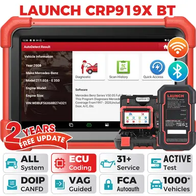 Launch X-431 CRP919X BT Wireless Bluetooth Diagnostic Tool OBD2 Car Scanner