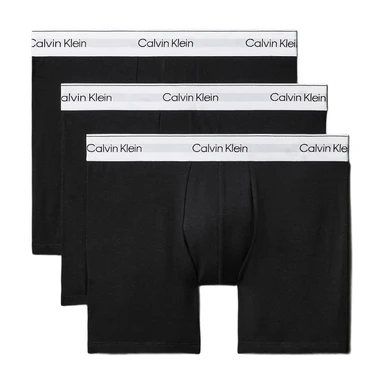 Calvin Klein Lot de 3 Boxers Longs - Icon Coton Stretch - Noir 4XL