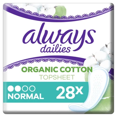 Always Dailies protection coton protège-slips normal taille M - 28
