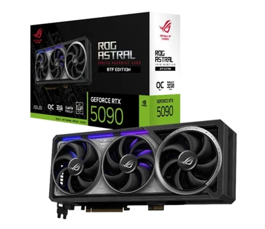 ASUS GeForce RTX 5090 ROG ASTRAL GAMING OC BTF, Grafikkarte (DLSS 4, 3x DisplayPort, 2x HDMI 2.1)