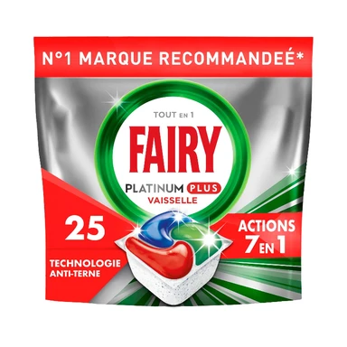 Fairy Platinum Plus Original Tablettes Lave-Vaisselle - 25