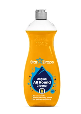 Star Drops Original All Round Cleaner 750ml - Powerful Multi-Purpose Cleaner for Kitchens, Bathrooms & Home Cleaning - Cuts Through Grease, Grime & Dirt 