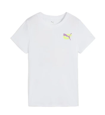 Puma Women's Graphics Running Illustration Tee - Puma White