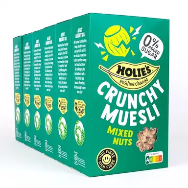 Holie's Crunchy Muesli Mixed Nuts - 6 x 400g