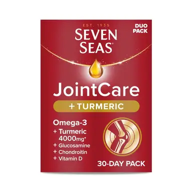 Seven Seas JointCare Turmeric Capsules with Omega-3 & Glucosamine - Pack Size Not Stated