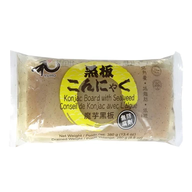 YUHO Konjac Board with Seaweed 380g