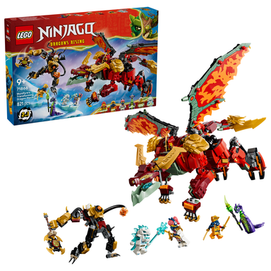 LEGO NINJAGO 71868 Wyldfyres transformierbares Drachen-Mech
