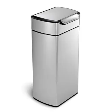 Simplehuman 30L Rectangular Touch Bar Bin, Brushed Stainless Steel