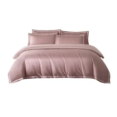 ochama x J.ZAO Beddengoed Set - Supierzacht, 100s Langstapel Katoen, 1,8m Bed, 220x240cm Dekbed, Paars 1,8 m Bed, Nachtpaars