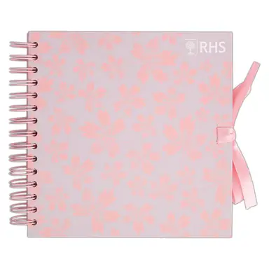 RHS Wiro Bound Hardback Scrapbook, 40 Pages Leaves 8" x 8"