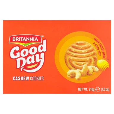 Britannia Good Day 216g Cashew Cookies