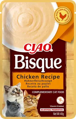 INABA Bisque Cat Chicken Recipe.