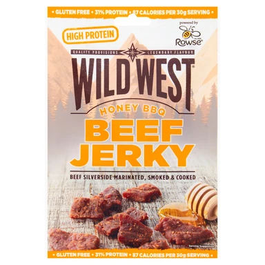 Wild West Honey BBQ Beef Jerky 25g