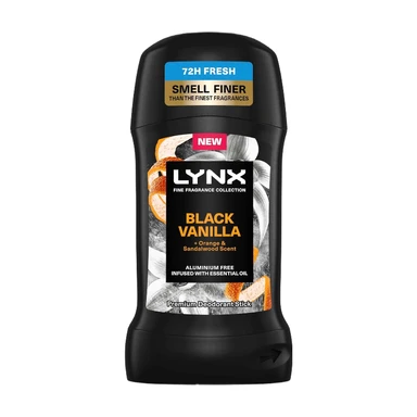 Lynx Fine Fragrance Collection Premium Deodorant Stick Black Vanilla 50ml