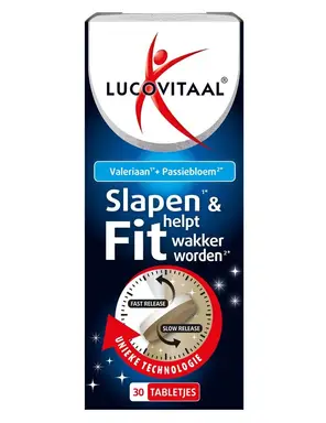 Lucovitaal Slapen & Fit Wakker Worden 30 tabletten