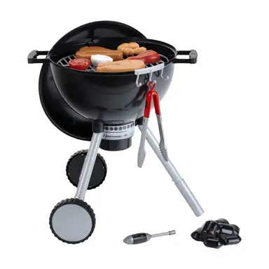 Theo Klein 9466 Weber Kettle Grill One Touch Premium | Children's Grill with Light, Sound and Numerous Accessories | Anti-UV | Toy for Children from 3 Years