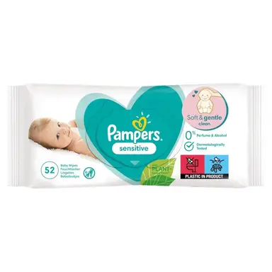 Pampers Sensitive Baby Freuchttücher 52 Stück