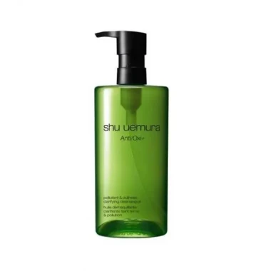 Shu Uemura Anti/Oxi+ Clarifying Cleansing Oil - Reinigungsöl gegen Umweltschadstoffe & fahle Haut mit Grüntee-Extrakt 450 ml