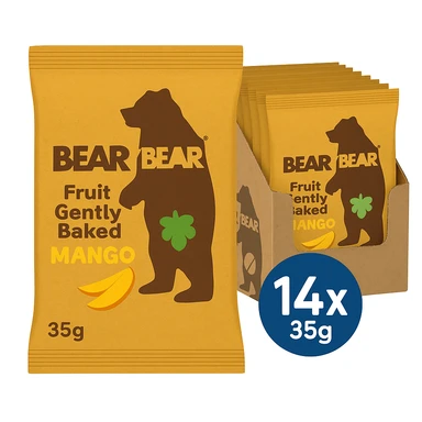 BEAR Fruit - Gently Baked Mango - 14 x 35g