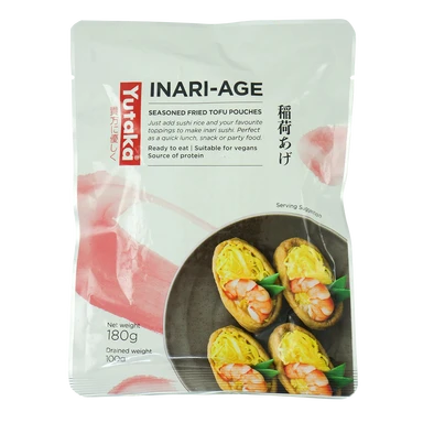 Yutaka Seasoned Soybean Curd Sushi Pocket -Inari 10pc 180g