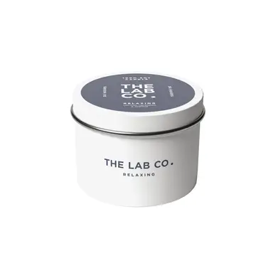 The Lab Co. Luxury Scented Candle | 30hrs Burn Time | Relaxing Fragrance with Cotton, Lavender and Jasmine | 100% Vegan Soy Wax | 180g wax weight