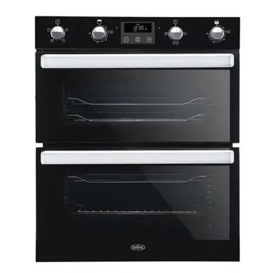 Belling BEL BI702FPCT Built Under Electric Built-In Oven, Black, A Rated