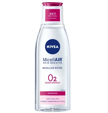 Nivea - O2 Zuurstofboost Micellair Water - Droge Huid - 200 ml