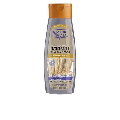 NATUR VITAL Masque Capillaire 300 ml Blond Argenté
