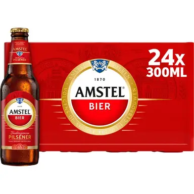AMSTEL Pilsener Krat 24 x 300 ml