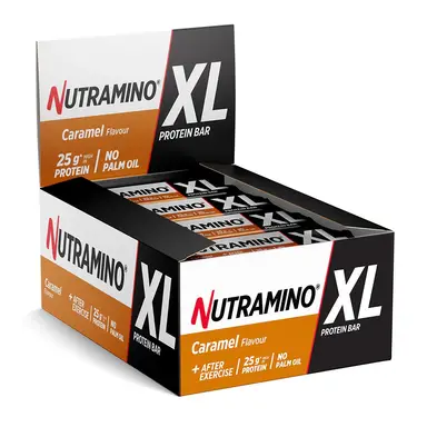 Nutramino XL Eiwitreep 16 x 74 g - Chocolade & Karamel
