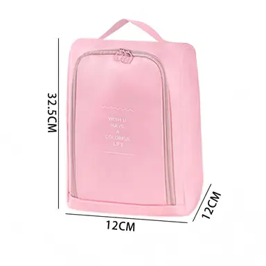 Lot de 10 pochettes de rangement de luxe pour bagages - Rose