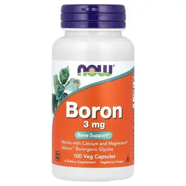 NOW Foods Boron Bone Health 3mg Capsules - 100 Capsules
