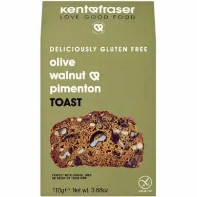 Kent & Fraser Olive Walnut & Pimenton Toast 110g