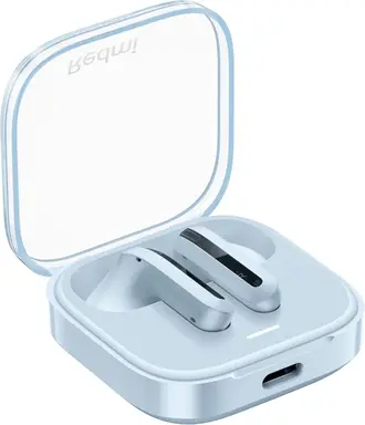 Redmi Buds 6 Active Noise Reduction Bluetooth Earbuds - Transparent blue