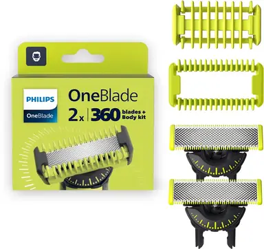 Philips QP624/50 OneBlade scheerapparaat vervangmes - compatibel met alle OneBlade trimmers - langdurig