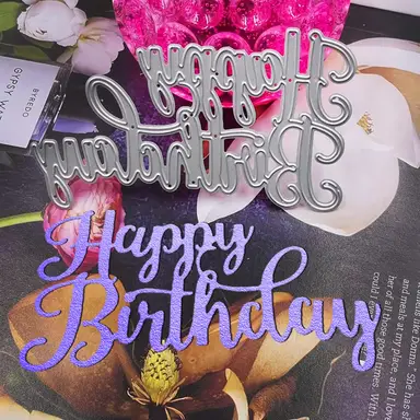 Metal Cutting Dies for Scrapbooking DIY Photo Album Card Making Decorative Stencils Letters Metal Die Cuts