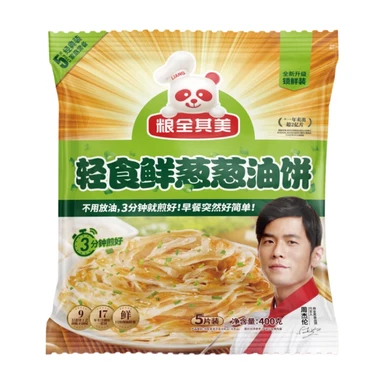 Liangquanqimei Huile d'oignon et crêpes légères 400g