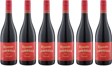 Lambrusco rosso frizzante emilia igt sekt 6x0.75 L