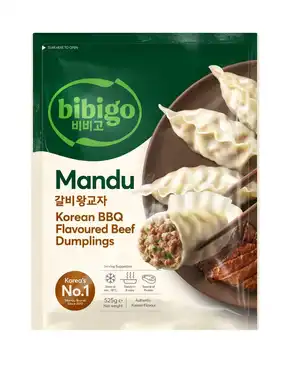Bibigo Korean BBQ Flavoured Original Dumpling 525g