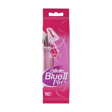 Gillette Rasoirs jetables Blue2 Rose, 10 pièces