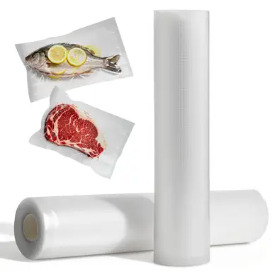 ATSHARK Vacuum Sealer Bags 2 Rolls (28x600cm) – BPA-Free, Durable Thick Design, Ideal for Food Storage & Sous-Vide Cooking, VB28600