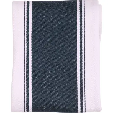 Dexam Tea Towel Love Colour Striped 100% Cotton Ink Blue 46x71cm
