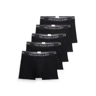 Ralph Lauren Classic Stretch Cotton Trunk 5-Pack - Black