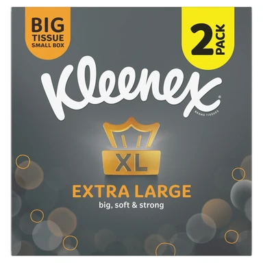 Kleenex Extra Large Compact Tissues Twin Pack