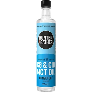 HUNTER & GATHER Organic MCT Oil C8 and C10 - 500 ml